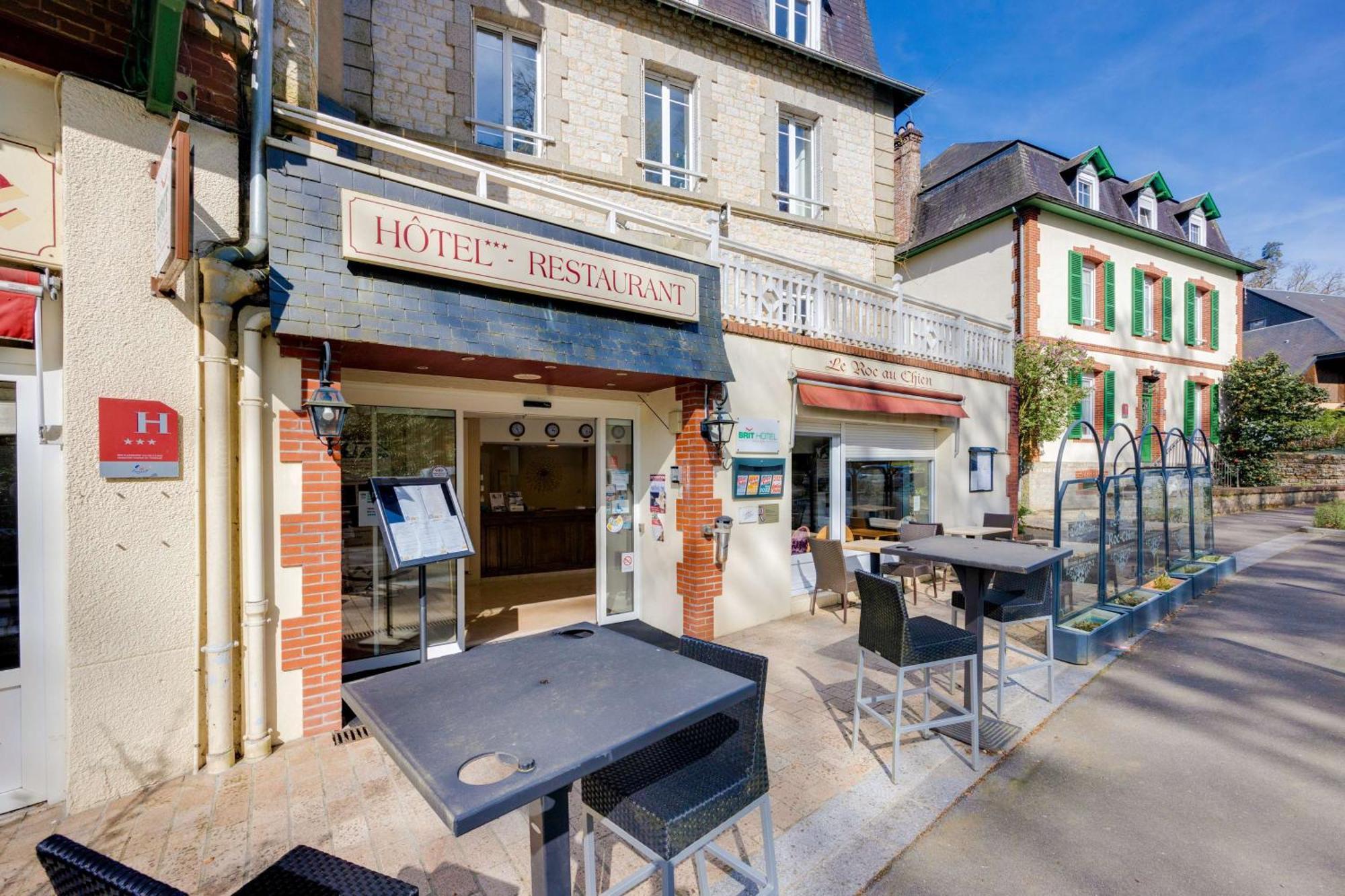 Brit Hotel & Spa Le Roc Au Chien Bagnoles de l'Orne Normandie Exterior foto